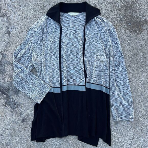 Exclusively MISOOK Woman Open Front Collared Cardigan - Picture 7 of 7